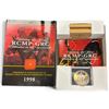 Image 1 : 1998 RCMP 125th Anniversary - Silver Dollar Gift Set in Original Box -(BU Dollar with Maple Stand)