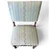 Image 3 : Jacobean-Style Barley-Twist Upholstered Side Chair (W 20 x H 38 x D 18 in.)