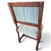 Image 4 : Jacobean-Style Barley-Twist Upholstered Side Chair (W 20 x H 38 x D 18 in.)