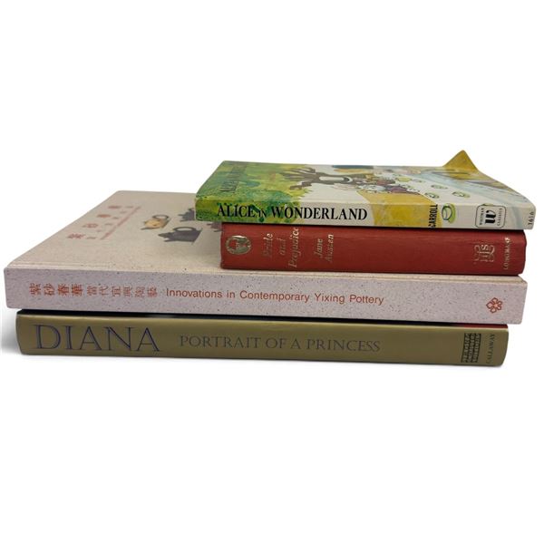 Four-Book Group: Diana, Alice in Wonderland, Pride & Prejudice & Yixing Pottery