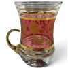 Image 6 : 9-Piece Ruby & Amber Iridescent Glass Decorative Tableware Group (10.5 in.)