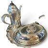Image 4 : Mixed Birks, Viners & English Silverplate Tea Ware, Trays, Dishes, Sterling & Flatware Group
