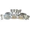 Image 2 : Approx. 18-Piece Mixed Cut Glass Stemware, Serving Bowls, Dishes & Table Accessories