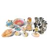 Image 2 : Mixed Porcelain, Bone China, Art Glass & Silver-Tone Decorative Group, Approx. 18 Pieces