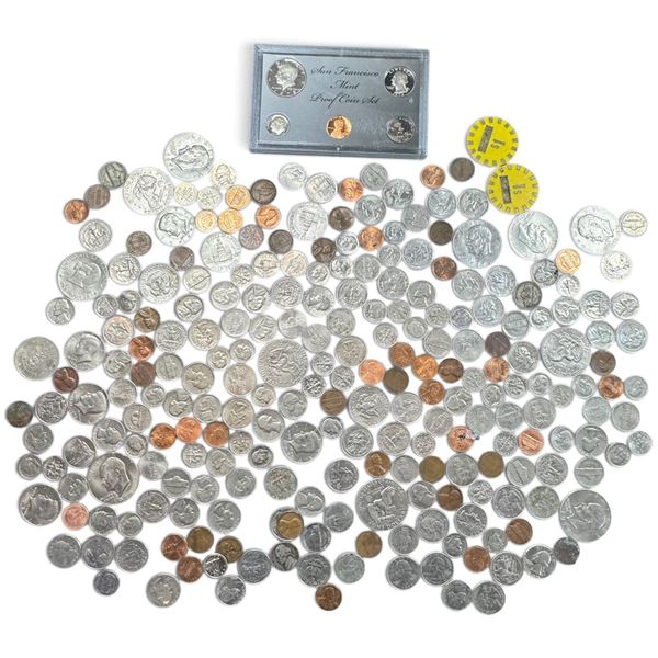 Large U.S. Coin Collection with 1978-S San Francisco Proof Set & Fitzgeralds Tokens