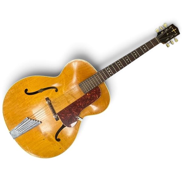 Circa 1955 Höfner Senator Blonde Acoustic Archtop Guitar, No. 1581 & Compensator Tailpiece