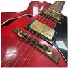 Image 3 : Vintage Crown Made in Japan Cherry Red Hollowbody Electric Guitar, Gold-Tone Hardware