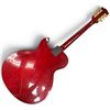 Image 8 : Vintage Crown Made in Japan Cherry Red Hollowbody Electric Guitar, Gold-Tone Hardware
