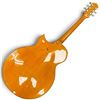 Image 6 : Galveston Orange Hollowbody Electric Guitar with Tremolo, Dual Humbuckers & F-Holes