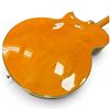 Image 7 : Galveston Orange Hollowbody Electric Guitar with Tremolo, Dual Humbuckers & F-Holes
