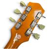 Image 8 : Galveston Orange Hollowbody Electric Guitar with Tremolo, Dual Humbuckers & F-Holes