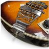 Image 4 : Galveston Violin-Shaped Sunburst Four-String Electric Bass Guitar with Dual Pickups