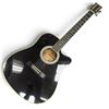 Image 4 : Esteban American Legacy ALC-200 Black Cutaway Acoustic-Electric Guitar & Hard Case