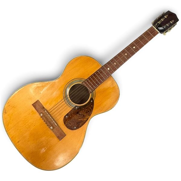 Made in Japan 6-String Steel-String Acoustic Guitar with Slotted Headstock