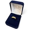 Image 1 : 14K Yellow Gold Textured Band Ring, Size 5.5 (4.5 mm), 2.89 Grams, with Jewelry Box
