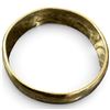 Image 2 : 14K Yellow Gold Textured Band Ring, Size 5.5 (4.5 mm), 2.89 Grams, with Jewelry Box