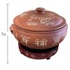 Image 3 : Mixed Asian-Style Terracotta Tea Ware, Gilt Panels, Cut-Glass Bowl & Ceramic Mugs