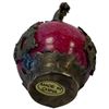 Image 4 : Pair Chinese Red Spherical Scent Bottles with Dragon, Phoenix & Rooster Metal Mounts