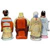Image 3 : Set of Four Chinese Polychrome Glazed Ceramic Deity & Immortal Figures, Seated & Standing