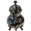 Image 4 : Viking Plate E.P. Brass Coffee & Tea Pots with Mexican Aztec Calendar Shell-Inlay Tray