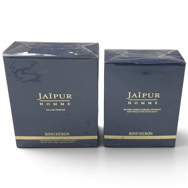 New Boucheron Jaipur Homme Eau de Parfum & Soothing After-Shave Balm, 100 ml Each, Boxed