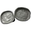 Image 6 : Philip Kraczkowski Rawcliffe Pewter Golf Figures & Four Medallion Glasses, 7 Pieces