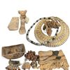 Image 1 : Mixed Decorative Objects, Jewelry, Fiberwork, Carved Wood & Figural Art Group
