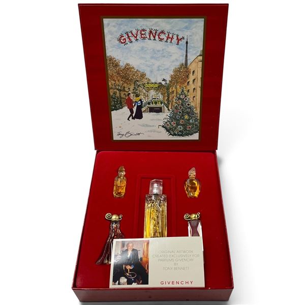 Givenchy Christmas in Paris 5-Pc Mini Perfume Set w/ Tony Bennett Artwork