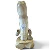 Image 4 : Signed HARRY J.t. 2011 Inuit/Inuvialuit Caribou Bone Fisherman Carving with Fish & Bucket, 5.5" Tall