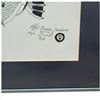 Image 3 : Peter Ragee Cape Dorset Inuit Art Hunter & Animal Scene Drawing, Signed June 2009, Framed, 17" X 23"