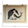 Image 2 : "The Loon and the Fish" by Kananginak Pootoogook, Inuit Unframed Lithograph  30" X 23"