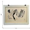 Image 2 : "Snow Buntings" by Kananginak Pootoogook, Unframed Offset Lithograph 30" X 23"