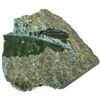 Image 1 : Dark Green Jade Boulder Specimen with Polished Faces (8 x 7 x 3.25 in.)