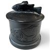 Image 8 : Boma Set of 3 Canadian West Coast First Nations-Style Lidded Boxes (3.5 x 3.5 in.)