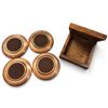 Image 2 : Canadian RCMP Memorabilia: 4 Antasy Copperware Coasters, Horse Box & Mounted Police Pin