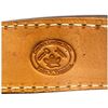 Image 8 : Custom R.C.M.P. Constable Engraved Western Buckle & Tooled Leather Belt (Size 36)