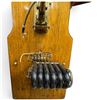 Image 8 : Early 20th Century Oak 7-Line Magneto Telephone Switchboard with Receiver & Transmitter