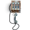 Image 1 : French AOIP No. 2295 Three-Circuit Telephone Switchboard & Ericsson Handset, c. 1920s