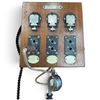 Image 2 : French AOIP No. 2295 Three-Circuit Telephone Switchboard & Ericsson Handset, c. 1920s