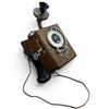 Image 6 : Automatic Electric Co. Chicago Long Distance Dial Wooden Telephone & Receiver