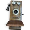 Image 1 : Northern Electric & Manufacturing Oak Magneto Desk Telephone, Canada, circa 1895-1914