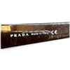 Image 3 : Prada SPR 70G Shield Sunglasses with Gray Lenses & Burgundy Temples, Made in Italy - Gently Used