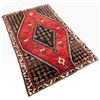 Image 1 : Persian Saveh Hand-Knotted Wool Rug 6.5' x 4.1' Geometric Design