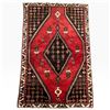 Image 2 : Persian Saveh Hand-Knotted Wool Rug 6.5' x 4.1' Geometric Design