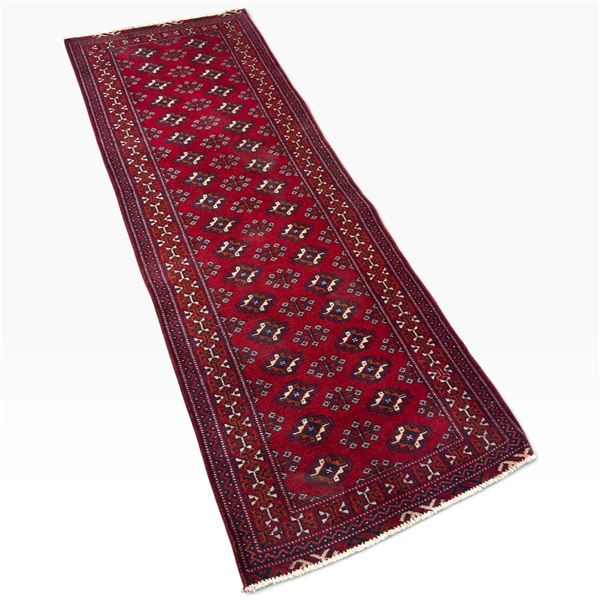 Hand Knotted Persian Rug from Tor Kaman, Iran, 5.7 x 2 Ft