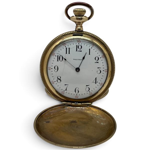 1906 Waltham Gold Filled Double Hunter Case  Pocket Watch  (41.5mm Supreme 2291627 case with Waltham