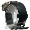 Image 2 : 1980s Wrist-Gear "Time Age" Steam Punk Skeleton Watch by Pino - 43mm face with black leather strap