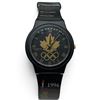 Image 1 : 1996 Official Licensed 1996 Atlanta Summer Games Watch with Gold Canada Maple Leaf - Keeping time