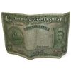 Image 1 : 1950s Bahama Four Shilling Bank Note - A/4 Prefix - Circulated