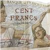 Image 2 : 1940 WWII Banque de France 100 Franc Note - 066 / G.12997 - Circulated